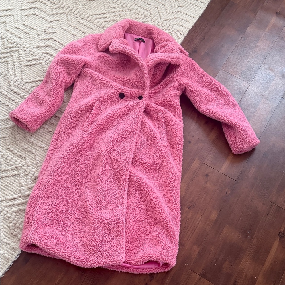 Pink Teddy coat